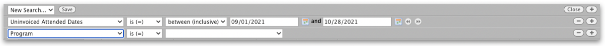 Advance Search Program